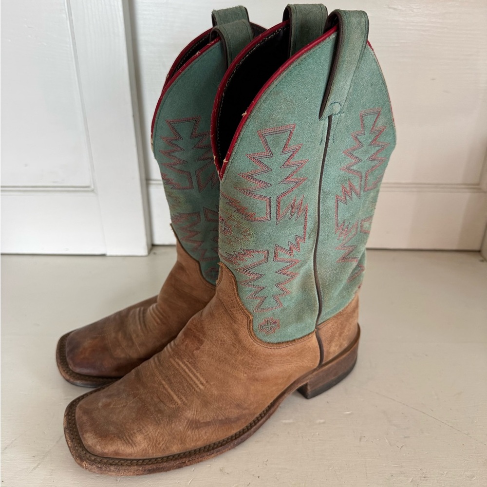 Justin women’s Bent Rail Kenedy cowgirl boots size‎ 8.